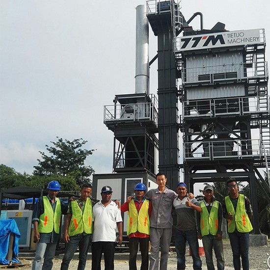 Dự án Trạm trộn asphalt ở Indonesia